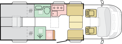 2027 Adria Coral 670 Dl Layout