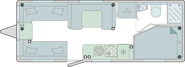 2027 Bailey Pegasus Black Turin Layout