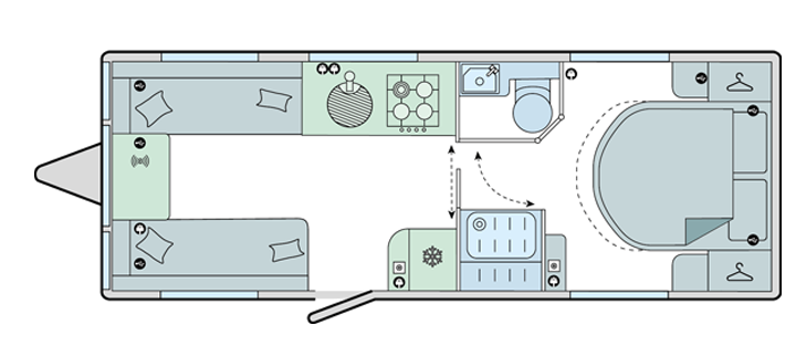 2027 Bailey Unicorn Deluxe Cabrera Layout