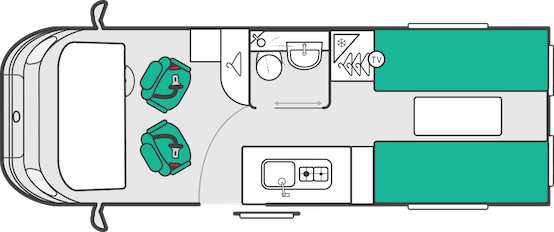 2027 Swift Carrera 132 Layout