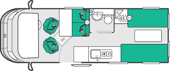 2027 Swift Carrera 184 Layout