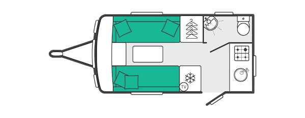 2027 Swift Challenger 390 Layout