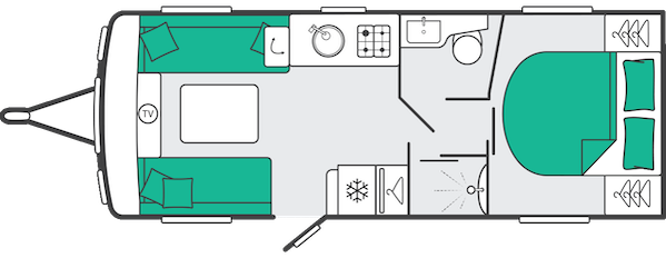 2027 Swift Challenger Grande 650 Layout