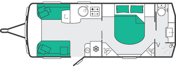 2027 Swift Elegance Grande 845 Layout