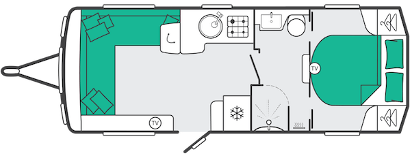 2027 Swift Elegance Grande 850 Layout