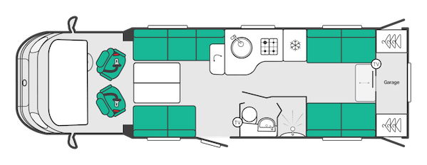 2027 Swift Kon Tiki 774 Layout