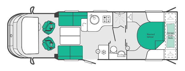 2027 Swift Kon Tiki 794 Layout