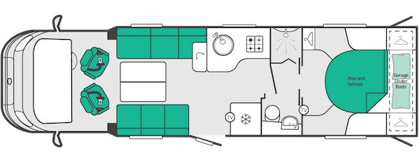 2027 Swift Kon Tiki 894 Layout