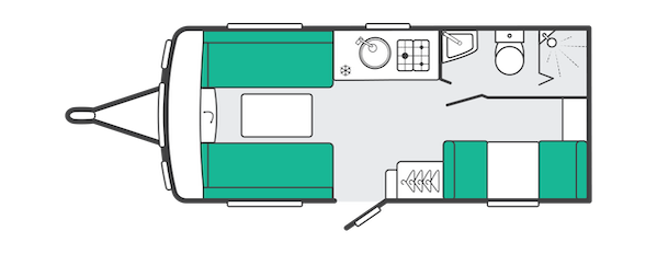2027 Swift Sprite Alpine 4 Db Layout
