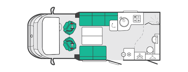 2027 Swift Voyager 505 Layout