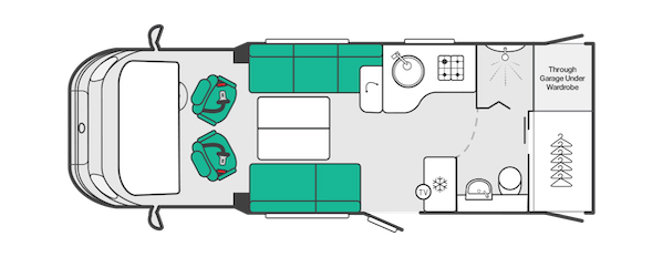 2027 Swift Voyager 540 Layout