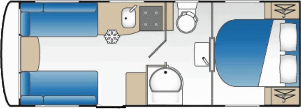 19555 Coachman Vision 545 Layout 2019