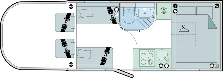2026 Bailey Alora 69 4S Layout