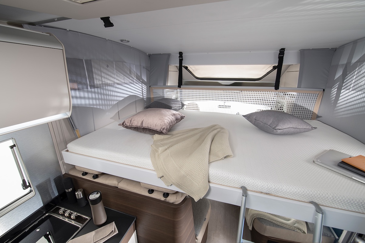 2026 Adria Matrix Supreme Dropdown Bed Caption