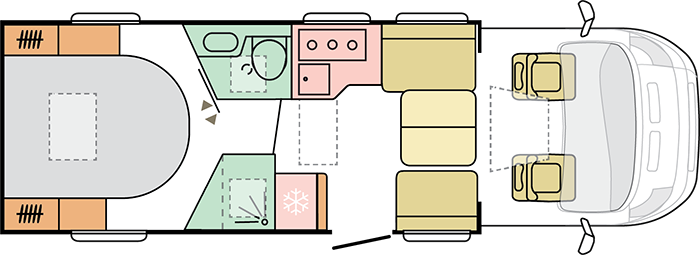 2026 Coral 670 Dc Layout