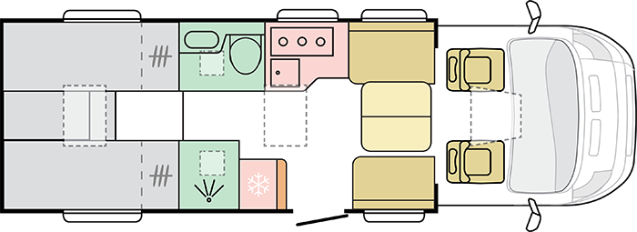 2026 Coral 670 Dl Layout