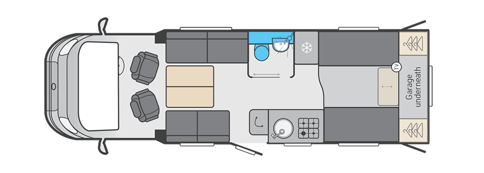 20581 2025 Voyager 574 Day Lounge