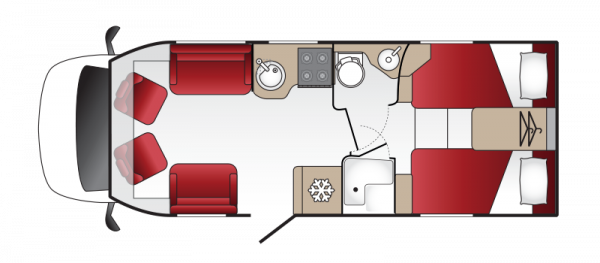 21945 Travel Master 565 Floorplan