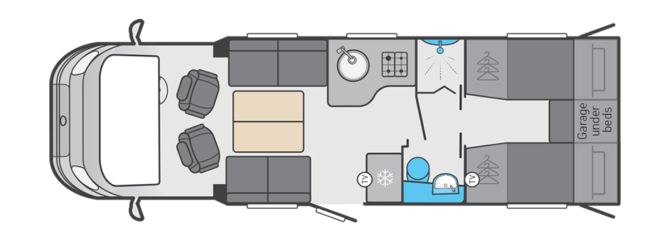 22938 2025 Voyager 584 Day Lounge